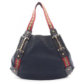 Borsa Tote Gucci Horsebit GG Canvas