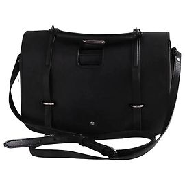 Borsa a tracolla Saint Laurent in pelle nera