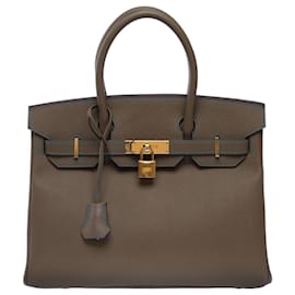 Bolso HERMES Birkin 30 en Cuero Étoupe - 103761 - Hermès
