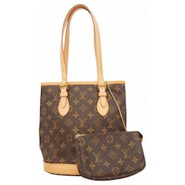 Louis Vuitton Monogram Bucket PM Tote Bag