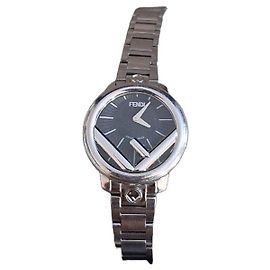 Fendi Damen Uhr Edelstahl Schwarz