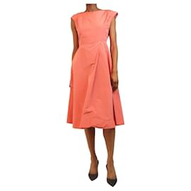 Weekend Max Mara Rosa ärmelloses langes Kleid - Größe UK 6