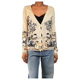 Cardigan in maglia fine neutro - taglia XS - Etro