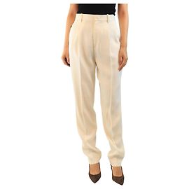Isabel Marant Pantalon plissé ivoire - taille UK 8
