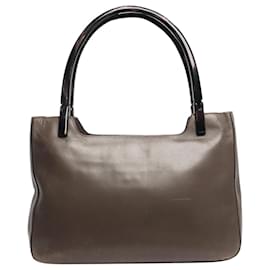 Prada Borsa a tracolla in pelle vintage marrone