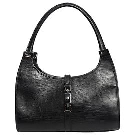 Gucci Borsa hobo Jackie in pelle vintage nera
