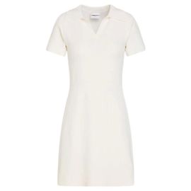 Abito polo in maglia bianco Claudie Pierlot