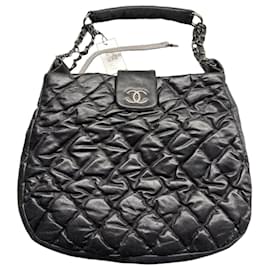 Chanel Borsa Hobo in pelle trapuntata nera