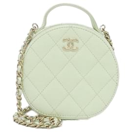 Borsa a tracolla Chanel AP2502 Verde chiaro