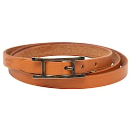 Hermès Brown Swift Hapi 3 Triple Tour Bracelet