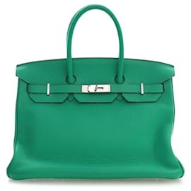 Hermès Green Clemence Birkin Retourne 35