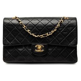 Chanel Black Medium Classic Lambskin Double Flap