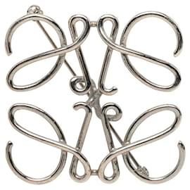 Spilla Anagramma LOEWE in argento placcato palladio