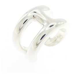 Hermes Hermès Osmo's Small Silver Band Ring