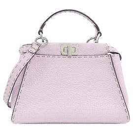 Mini borsa a mano Fendi Selleria Peekaboo