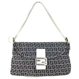 Borsa Fendi Zucchino Logo Flap Bag
