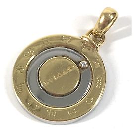 Bulgari Collana Horoscope Logo in oro 18K e acciaio inossidabile Bvlgari