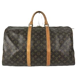 Borsa da viaggio Louis Vuitton Monogram Keepall 50