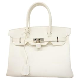 Bolso Hermes Birkin 30 Blanco - Hermès