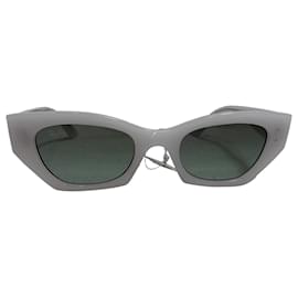 Occhiali da sole Ray-Ban Zena Cat-Eye in acetato bianco