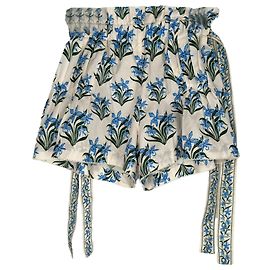 Autre Marque Pantaloncini a vita alta con stampa floreale Agua by Agua Bendita in cotone multicolore