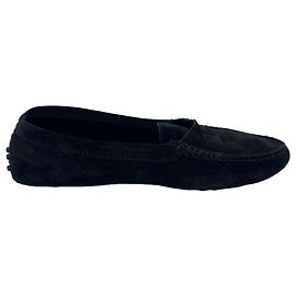 Mocassini Gommino Tod's in scamosciato nero