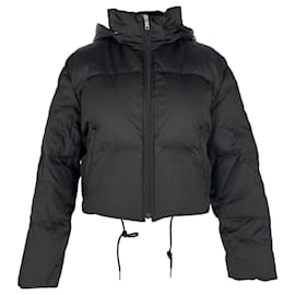 Prada Re-Nylon Steppjacke in Schwarz aus Polyamid
