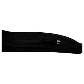 Ceinture large Yves Saint Laurent en daim noir