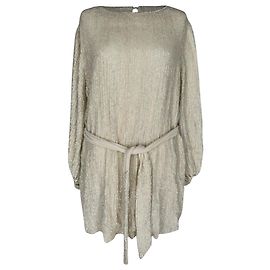 Vestido de lentejuelas Grace de Retrofête en viscosa dorada
