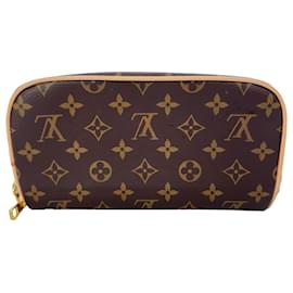 Beauty case Louis Vuitton in Toile Monogram e Pelle Marrone