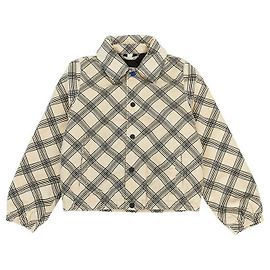 Burberry Karo-Cordjacke für Kinder STANLEY CHK