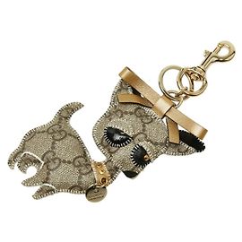 Gucci GG Supreme Gucciori Series Chihuahua Schlüsselanhänger