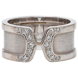 Cartier C2 Band Ring aus 18K Weißgold