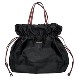 Borsa Tote con coulisse Logo Prada BN1757