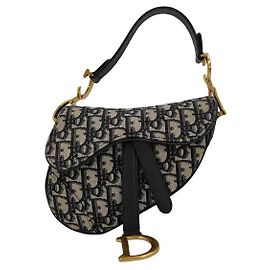 Christian Dior Saddle Oblique Canvas Mini
