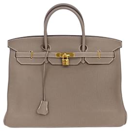Hermès Hermes Birkin Etoupe Togo con Gold Hardware 40