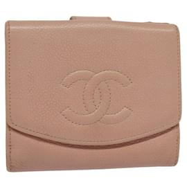 Chanel CC Bifold Acolchado Caviar pequeño