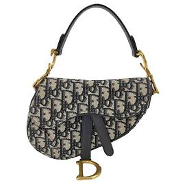 Christian Dior Saddle Oblique Canvas Mini