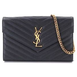 Portafoglio a catena Cassandra di Saint Laurent