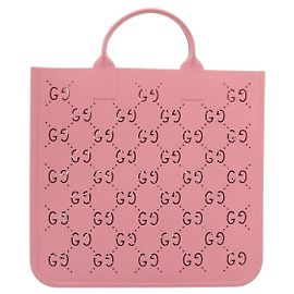 Tote per bambini in tela rivestita GG stampata Small di Gucci