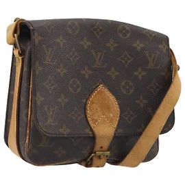 LOUIS VUITTON Borsa a Spalla Monogram Cartouchiere MM M51253 LV Auth ep15462