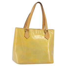 LOUIS VUITTON Borsa Monogram Vernis Houston Gris M91053 LV Auth ep15598