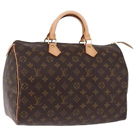 LOUIS VUITTON Borsa Monogram Speedy 35 M41524 LV Auth yk20651SM