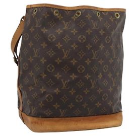 LOUIS VUITTON Bolsa de Ombro Monogram Noe M42224 LV Auth 192218
