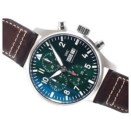 Orologio IWC Pilot's watch Chronograph verde IW378005 '25 Uomo
