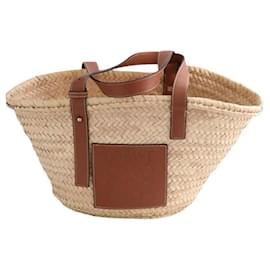 Cesto Loewe in vimini beige