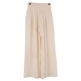 Autre Marque Ecru weite Hose