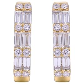 Orecchini in oro giallo 0.76 ctw con diamanti creati in laboratorio - Autre Marque