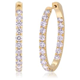 Orecchini in oro giallo 1.99 ctw con diamanti creati in laboratorio - Autre Marque