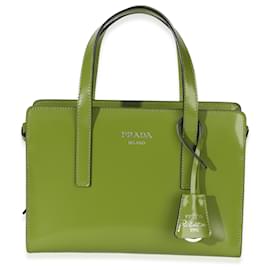 Mini borsa Re-Edition 1995 in pelle spazzolata verde Prada